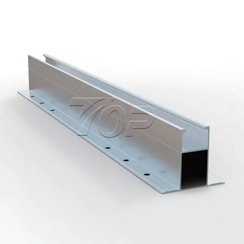 سیستم minirail برای سقف فلزی ذوزنقه ای خورشیدی